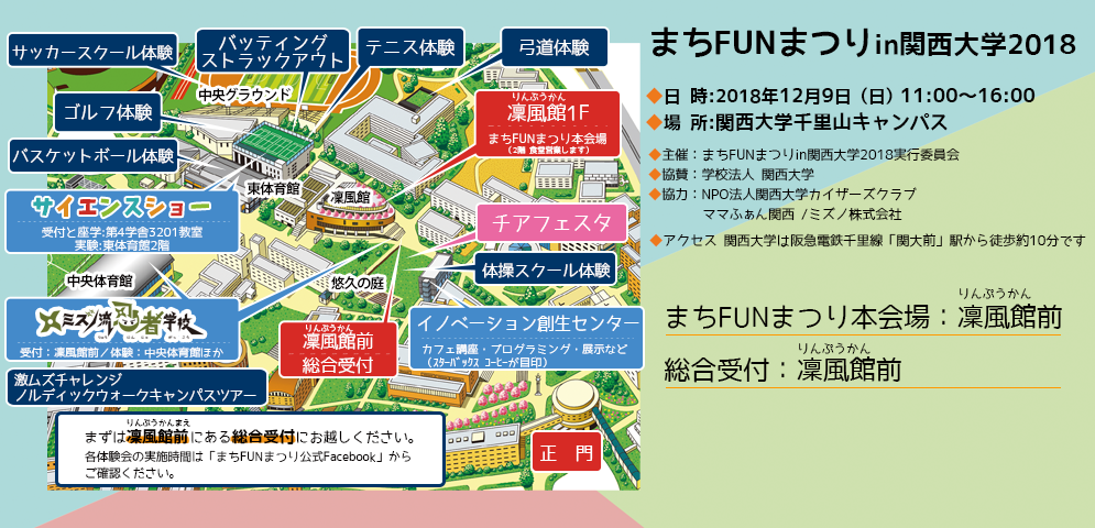 まちFUNまつり2018map